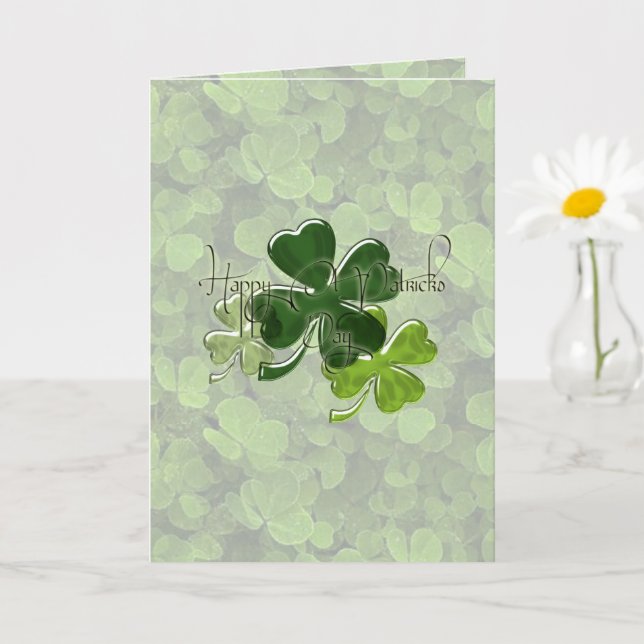 Carte St. Patrick's Day (Petite plante)