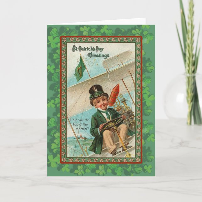 Carte St Patrick's Day Greeting Cards and Postcards (Devant)