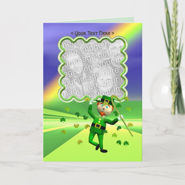 Carte St. Patrick's Day Lucky Dance Template (Devant)