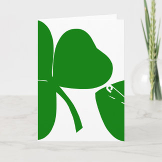 Carte St Patrick's Day - Obtenez de la chance 3 + 1 feui