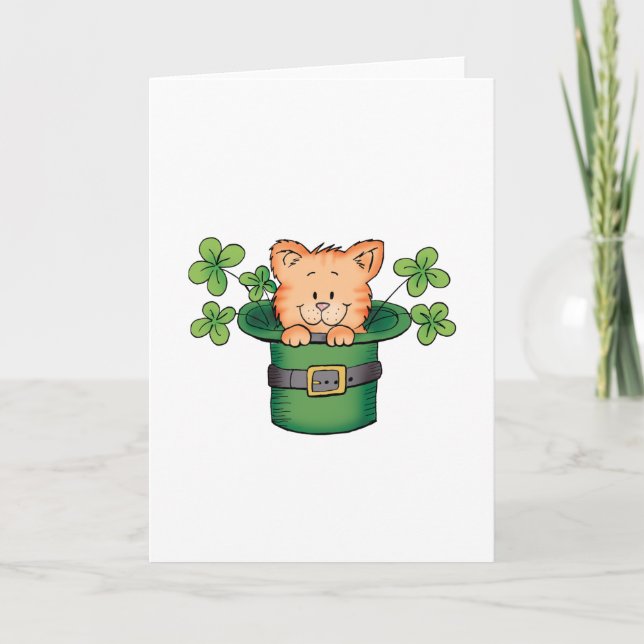Carte St Patricks Kitty (Devant)