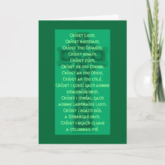 Carte St. Patrick's Lorica Card