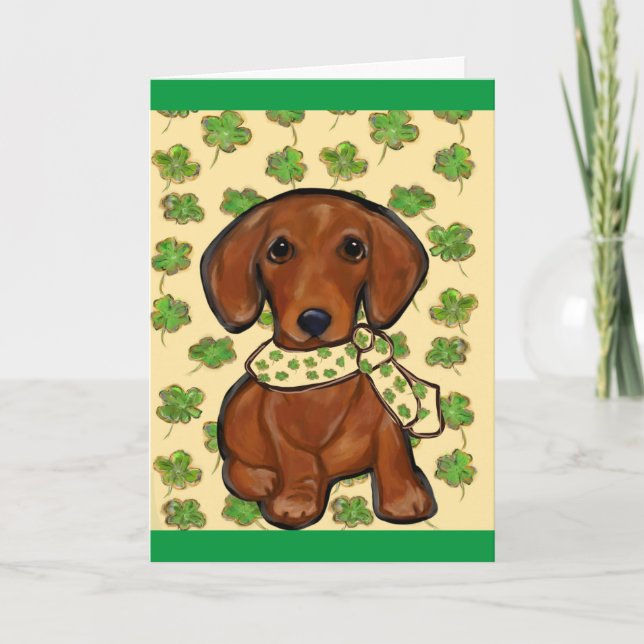 Carte St.Patty Doxie  (Devant)