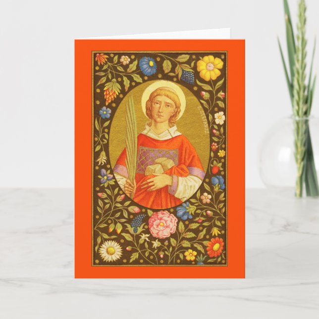 Carte St. Stephen (PM 08) Salutation blanche (Devant)