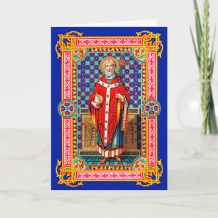 Carte St. Thomas Becket en chasuble rouge (K 34)