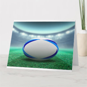 Carte Stade Floodlit Et Bal De Rugby