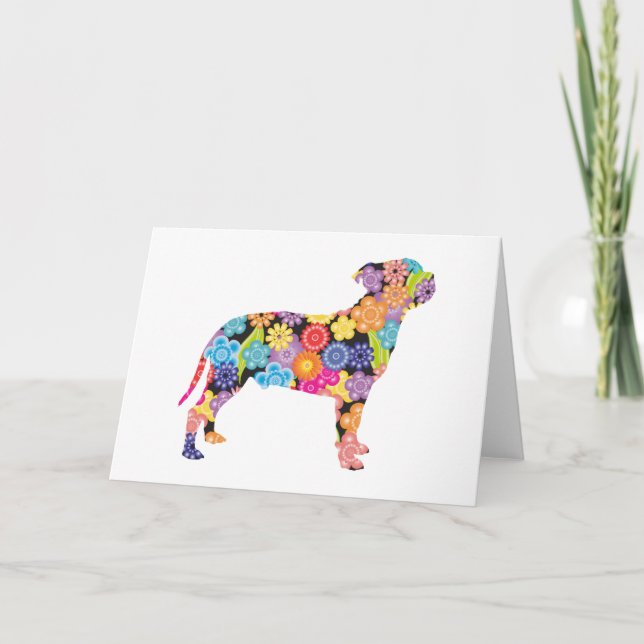 Carte Staffordshire Bull Terrier (Devant)