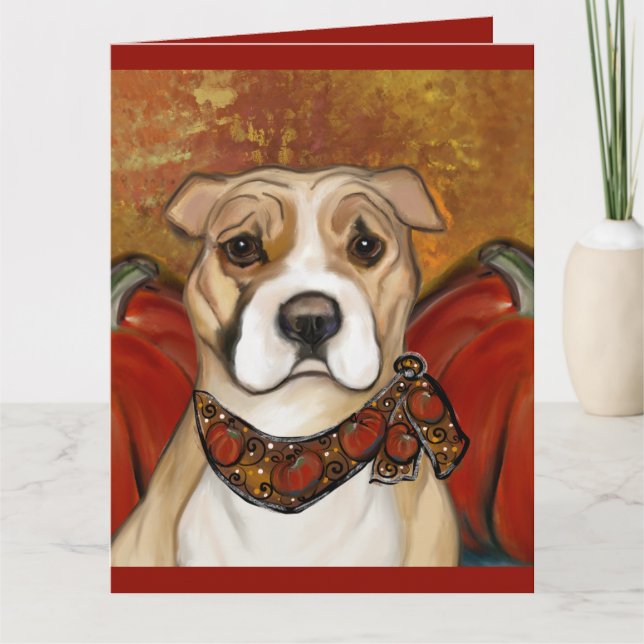 CARTE STAFFORDSHIRE TERRIER AMÉRICAIN          (Devant)