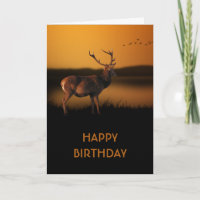 Stag Sunrise Misty Morning Deer Personnalisé