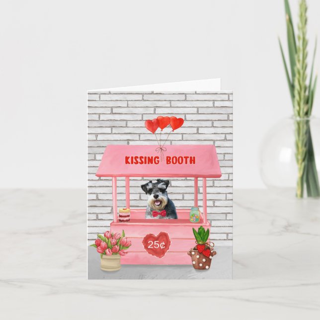 Carte Stand de baisers de la Saint-Valentin pour chien S (Devant)