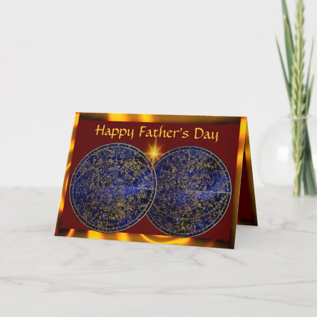 Carte Star Constellation Father's Day (Devant)