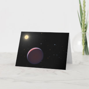 Carte Star Kepler 51 et Trois planètes géantes comme le