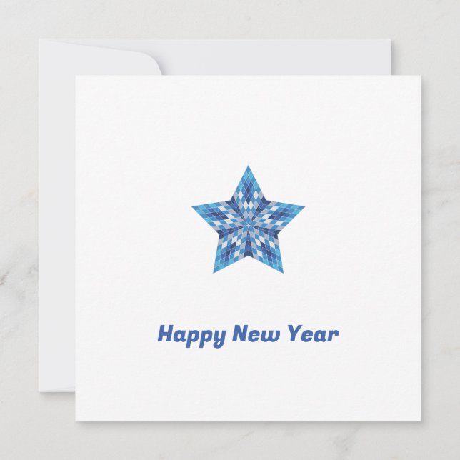 Carte Starburst en mosaïque personnalisable (Dos)