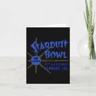 Carte Stardust Bowl Retro Vintage Bowling Indiana