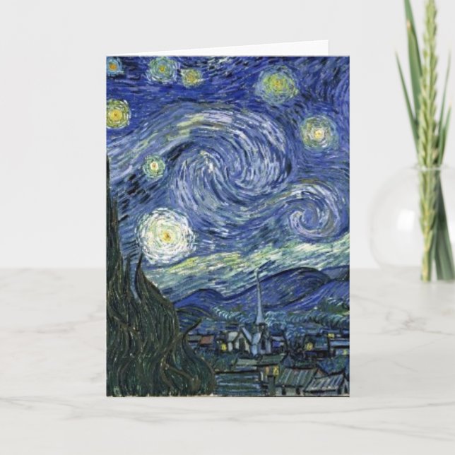 Carte Starry Night by Van Gogh (Devant)
