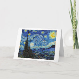 Carte Starry Night, Vincent van Gogh