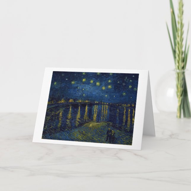 Carte Starry Night, Vincent van Gogh (Devant)