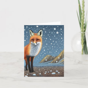 Carte Starry Starry Night Storybook Fox