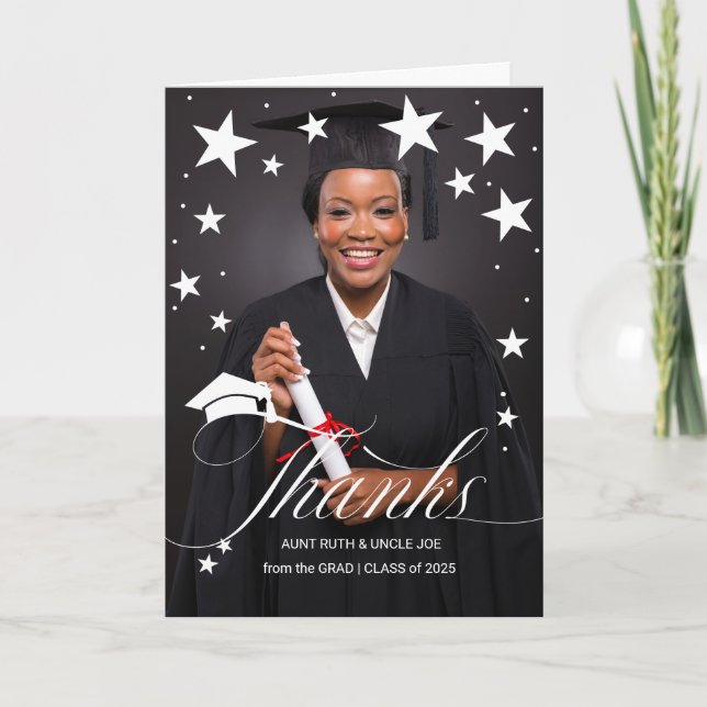 Carte Stars et Grad's Photo Grad Merci (Devant)