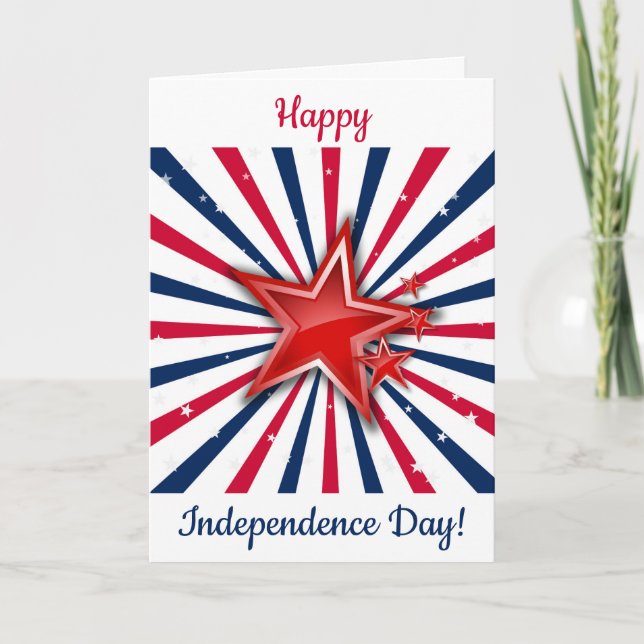 Carte Stars 'n Stripes Freedom (Devant)