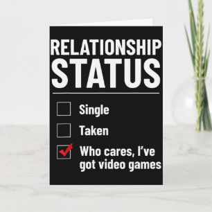 Carte Stat de relation Célibataire En couple Jeux vidéo 