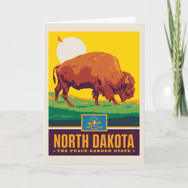 Carte State Pride | North Dakota (Devant)