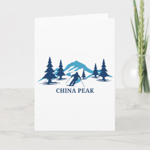 Carte Station de ski China Peak Californie Ski Skieur