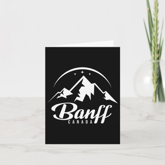 Carte Station de ski de Banff Canada Ski Snowboard (Devant)
