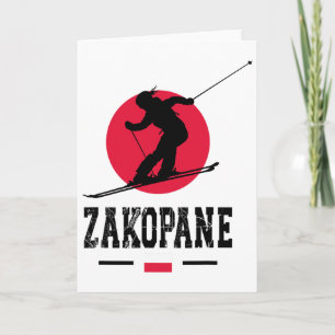 Carte Station de ski de Zakopane Pologne Tatra Ski polon
