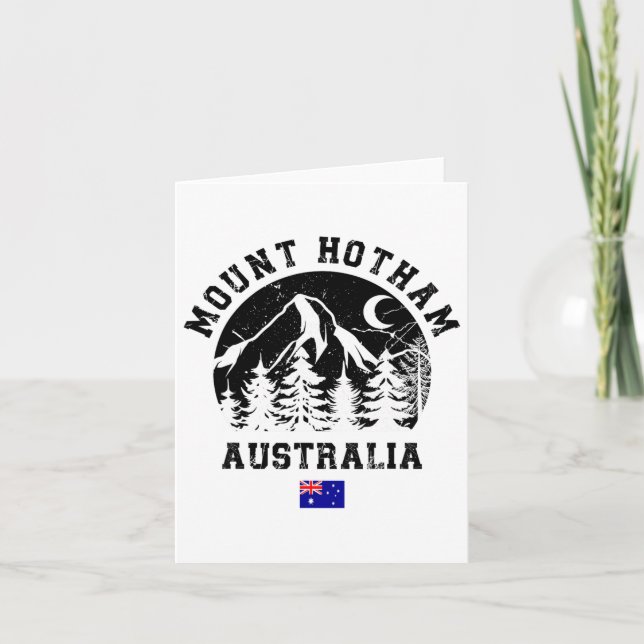 Carte Station de ski Mont Hotham Victorian Alps Australi (Devant)