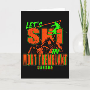 Carte Station de ski Mont Tremblant Canada Québec Souven