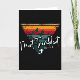 Carte Station de ski Mont Tremblant Canada Québec Souven