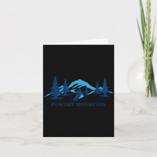 Carte station de ski powder mountain montana skieur
