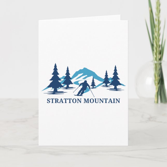 Carte Station de ski Stratton Mountain Vermont Ski Skieu (Devant)