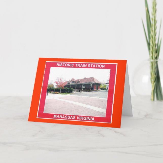 CARTE STATION DE TRAIN HISTORIQUE (Devant)