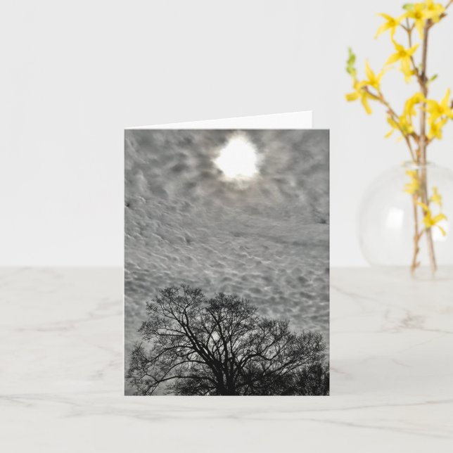 Carte stationnaire, toute occasion, Ciel Extraordinaire (Fleur jaune)