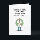 Carte statistique Funny Birthday<br><div class="desc">Une carte de voeux amusante pour l'anniversaire d'une femme qui n'est pas trop ravie d'avoir un an de plus</div>