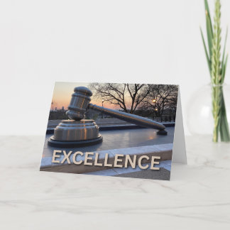 Carte Statue de Gavel - Excellence