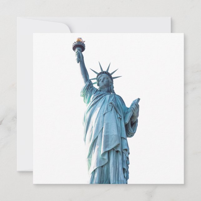 Carte Statue de la liberté  (Devant)