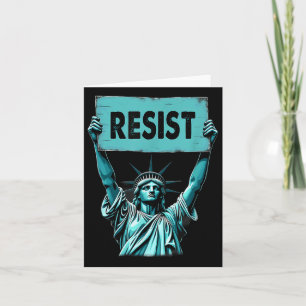 Carte Statue De La Liberté 4 juillet Patriotique Résiste