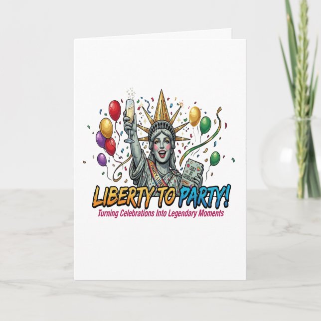 Carte Statue de la Liberté Fête de la Statue de la Liber (Devant)