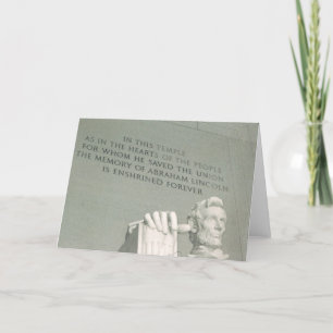 Carte statue de Lincoln