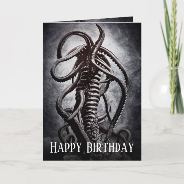 Carte Statue déplaisante d'une entité Alien ancienne (Devant)