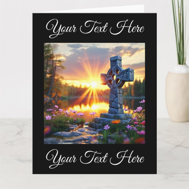 Carte Statue inspirante de la Sainte Croix au lac panora (Devant)