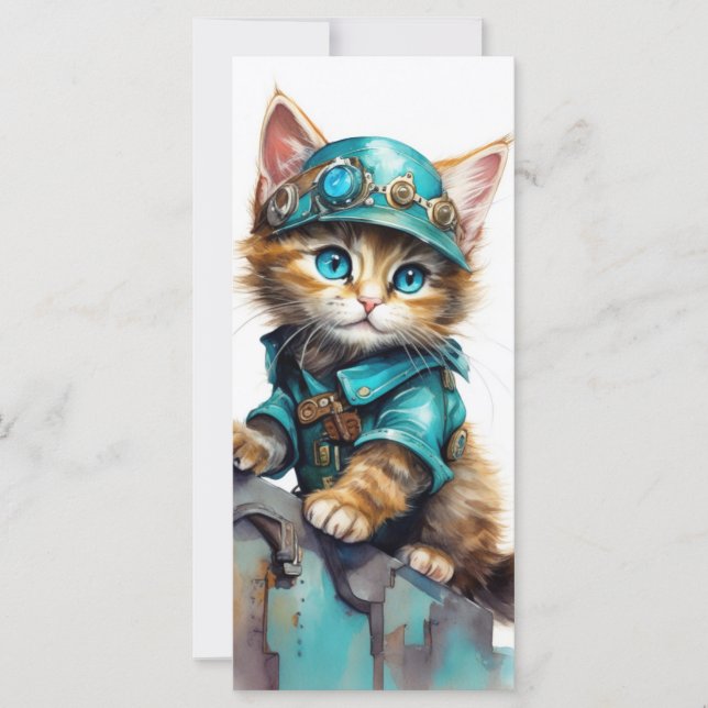 Carte Steam Punk Kitten (Devant)
