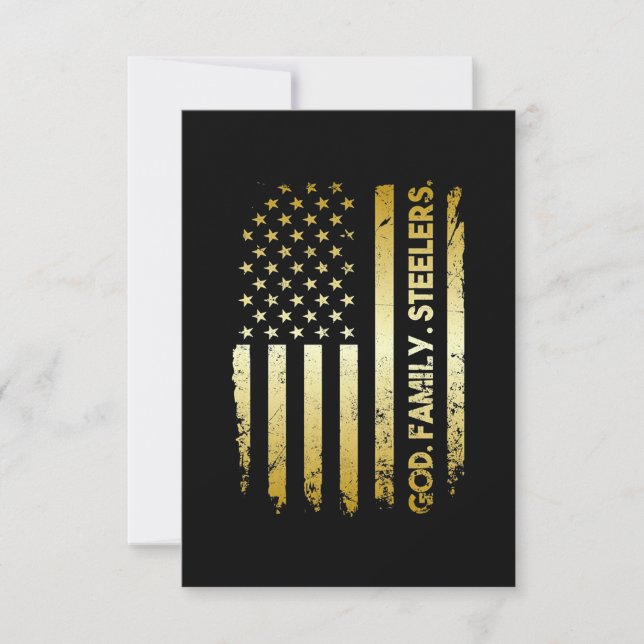 Carte Steelers de la famille Dieu (Devant)