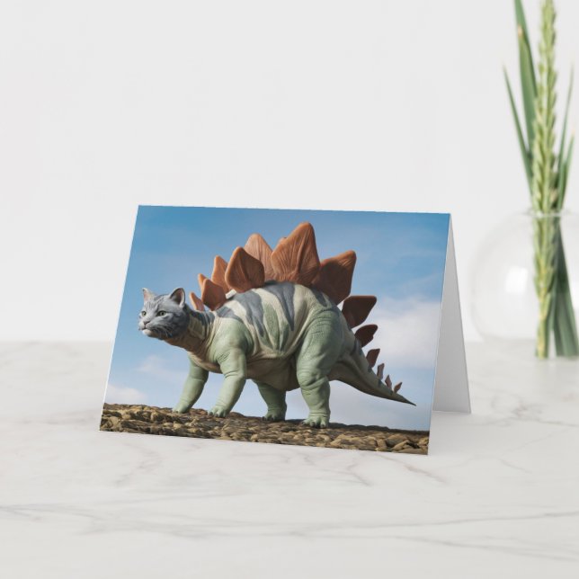 Carte Stegosaurus Tabby (Devant)