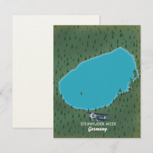 Carte Steinhuder Meer Allemagne