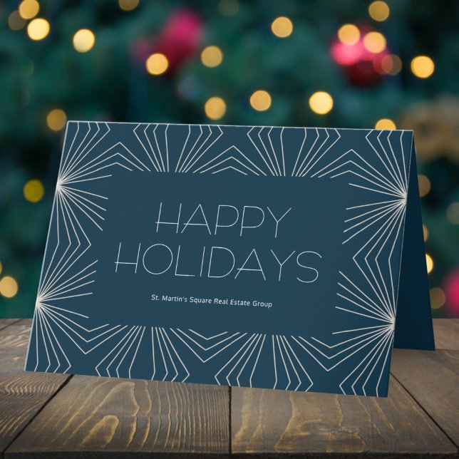 Carte Stellar Skies Happy Holidays Corporate (Créateur téléchargé)