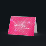 Carte step sister polka doday<br><div class="desc">Birthday for step sister on bright pink and white polka dot background</div>